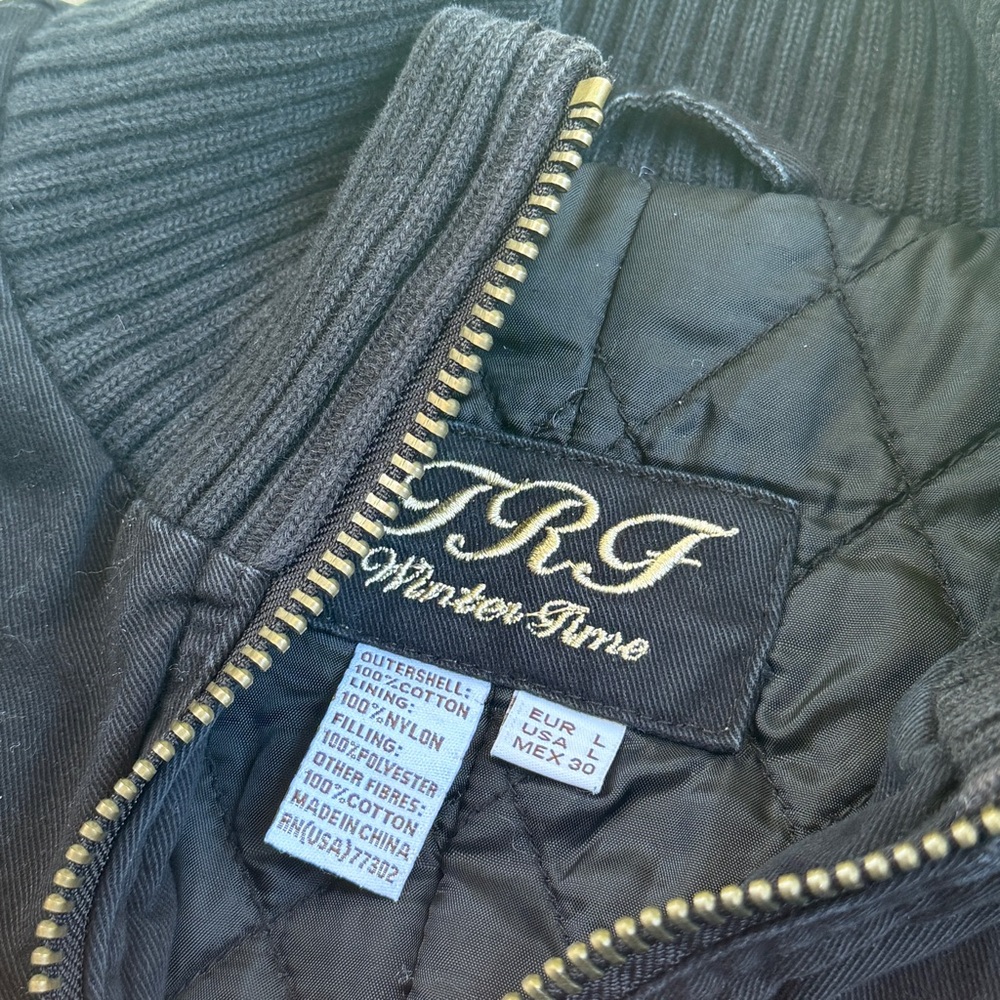 Y2K Black Utility Zip Jacket - image 4